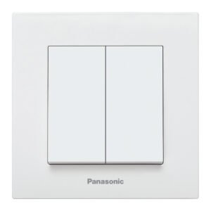 INTERRUPTEUR DOUBLE AVEC CADRE